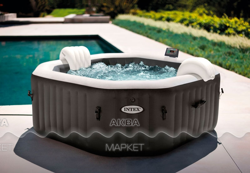 Intex purespa bubble hot store tub & pool set