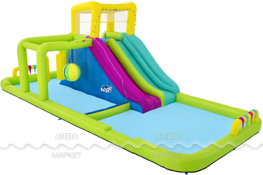 Надувной детский бассейн Bestway игровой центр Splash Course Мега  710х310х265 см, арт. 53387 - Купить по выгодной цене в интернет-магазине  AquaMarket ⬥ Доставка по Дальнему востоку - Код товара 54660