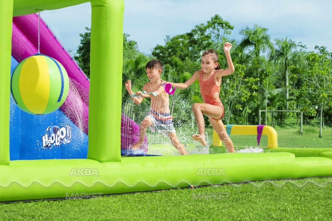 Надувной детский бассейн Bestway игровой центр Splash Course Мега  710х310х265 см, арт. 53387 - Купить по выгодной цене в интернет-магазине  AquaMarket ⬥ Доставка по Дальнему востоку - Код товара 54660