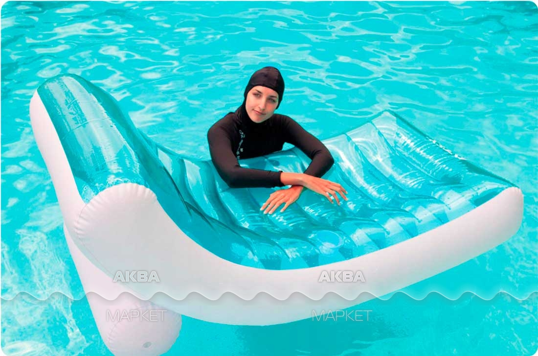 Шезлонг плавающий Intex SPLASH LOUNGE, 191х99 см, артикул 56874 - Купить по  низкой стоимости в интернет-магазине AquaMarket ⬥ Доставка по Сибири или  самовывоз из ПВЗ - Код товара 550182